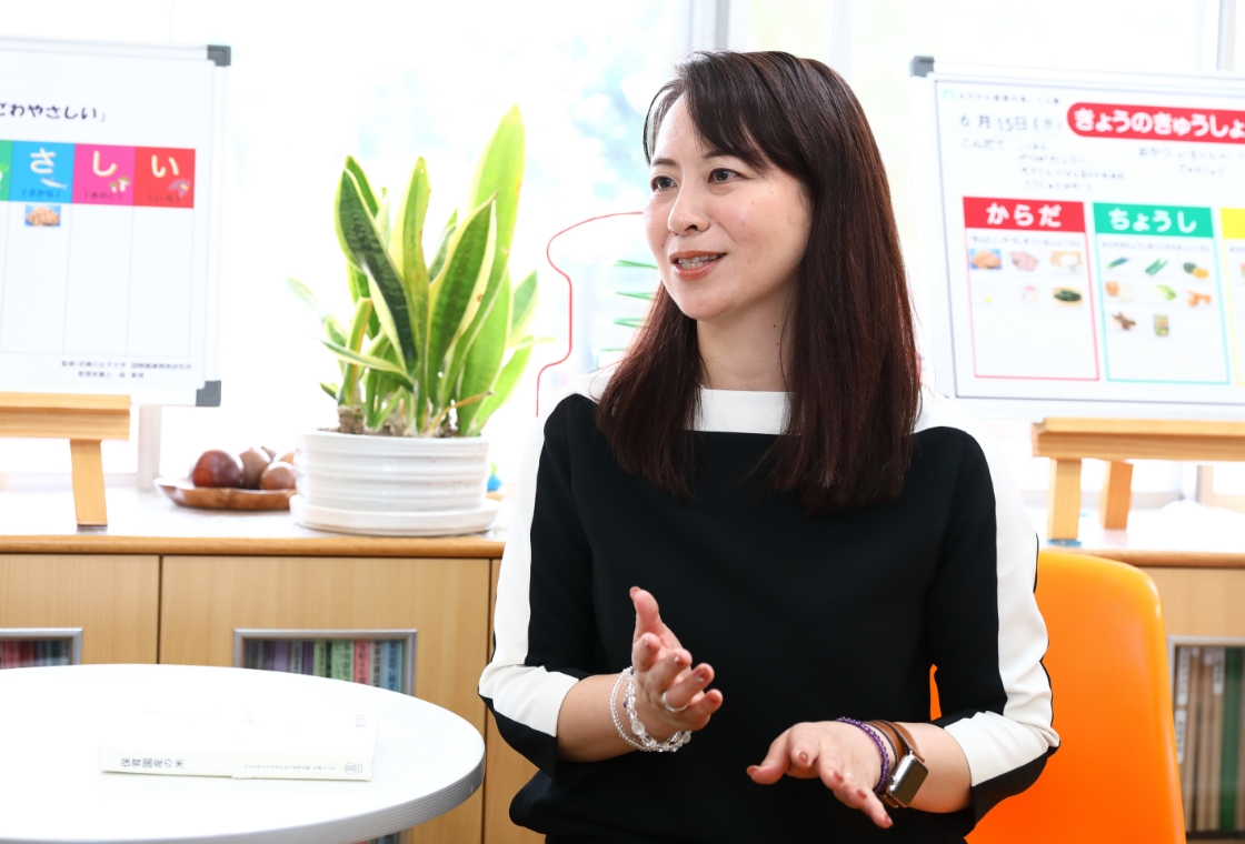 社会福祉法人 大阪誠昭会 ねやがわ寝屋の森こども園 園長 田中 惠美様